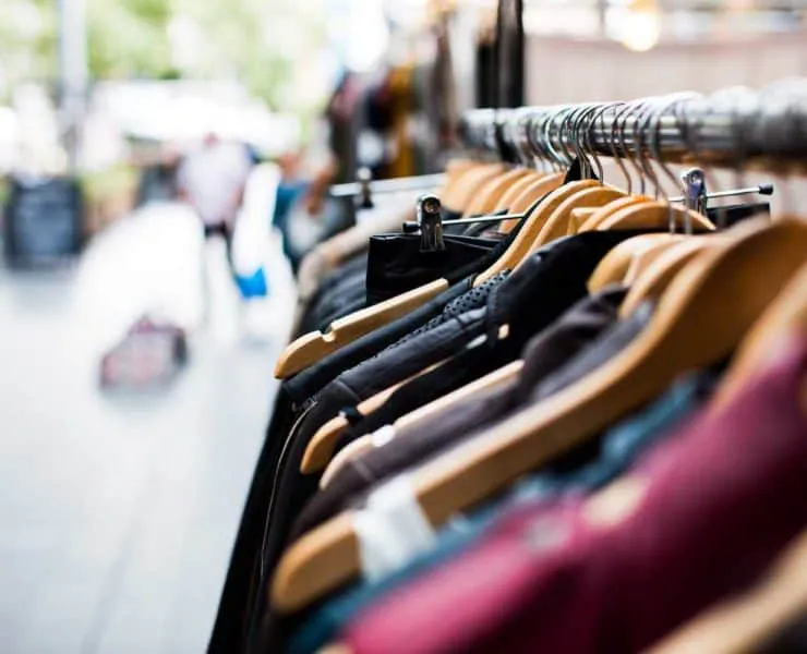 Kleiderstange Geschäft